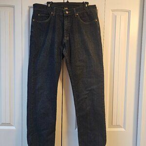 Men's Lee Dark Denim Jeans 34 x 32